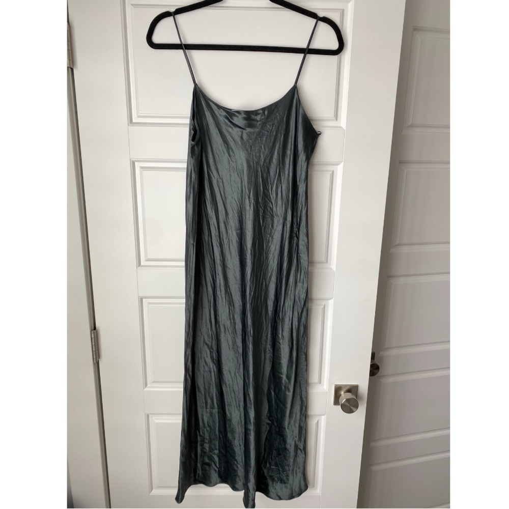VINCE Satin Slip Dress